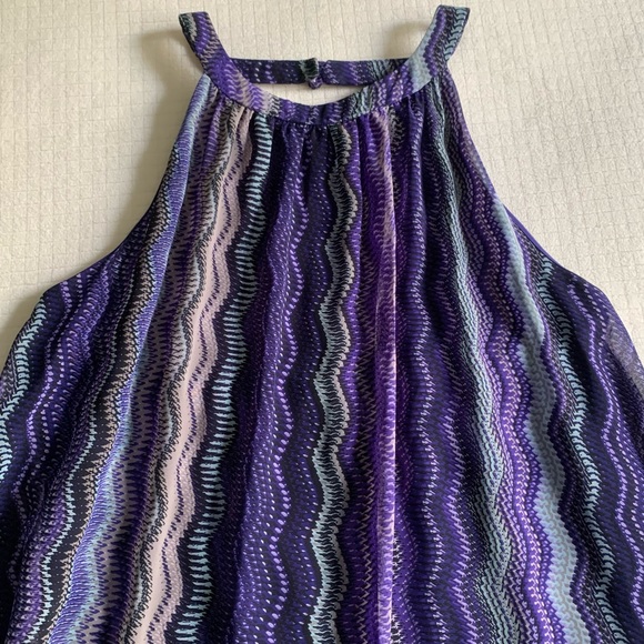 Mossimo purple patterned maxi dress - Picture 2 of 16